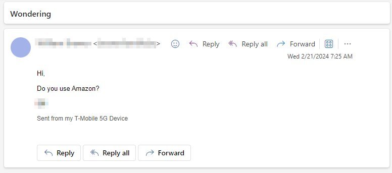 Amazon Scam
