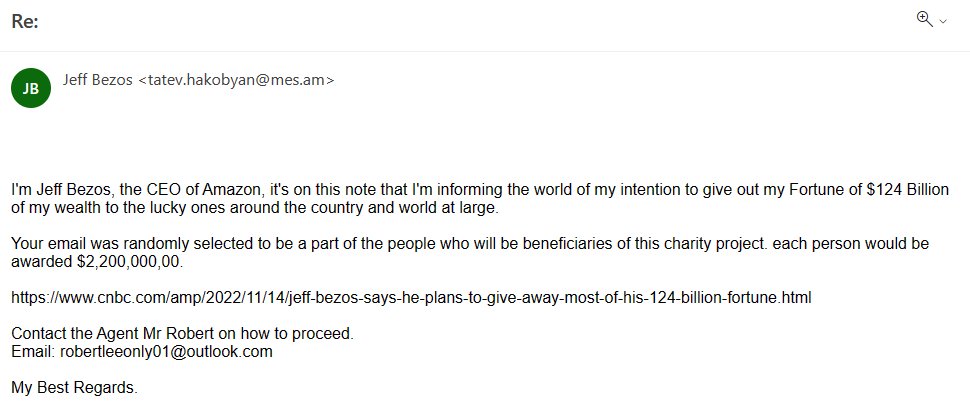 Bezos Scam