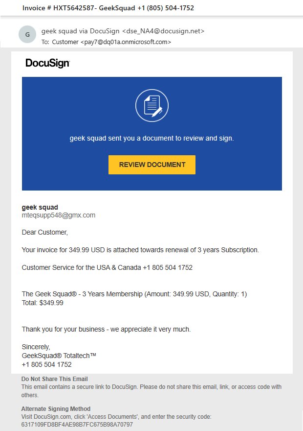 DocuSign Scam