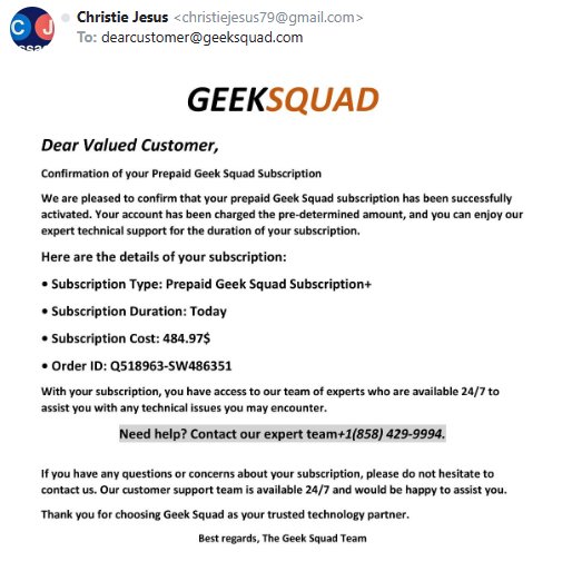Geek Scam