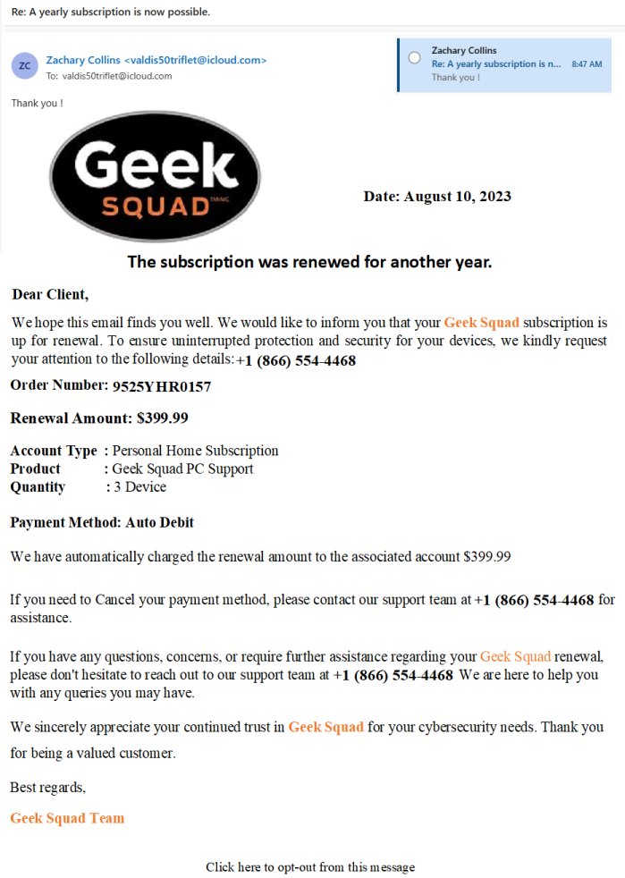 Geek Scam