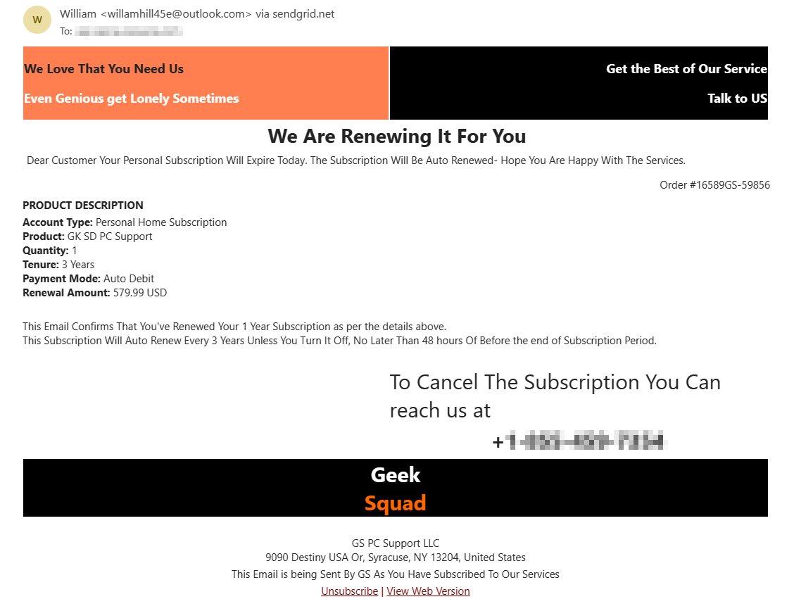 Geek Scam
