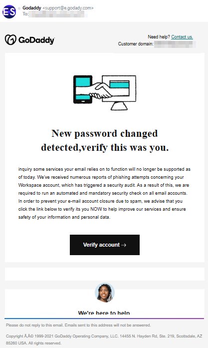 GoDaddy Scam