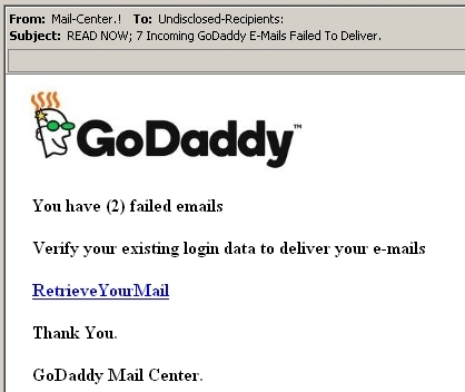 GoDaddy Scam