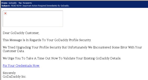 GoDaddy Scam