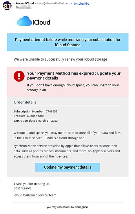 Icloud Scam