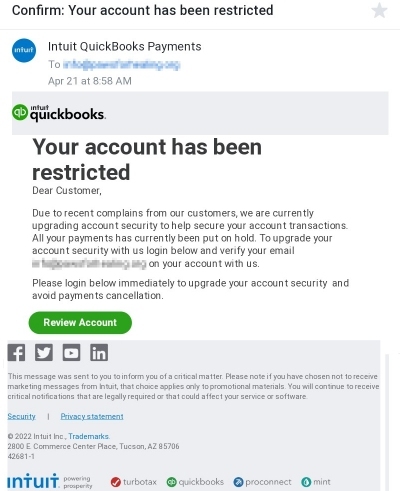 Intuit Scam