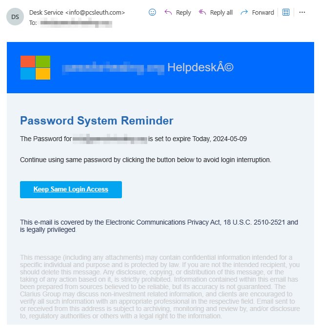 Password Scam