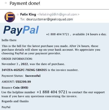 PayPal Scam