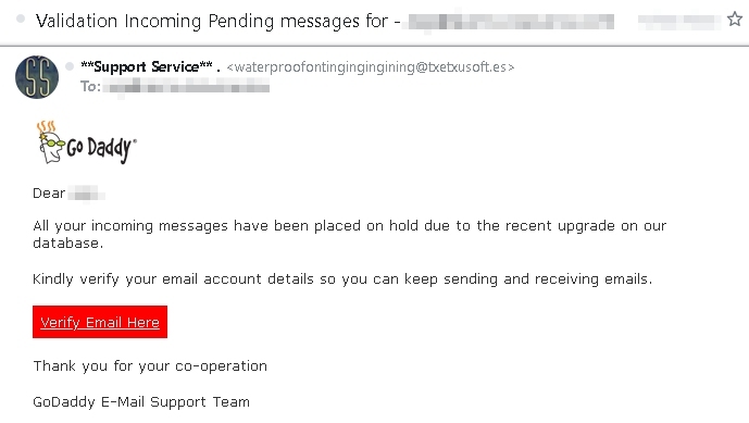 GoDaddy Scam